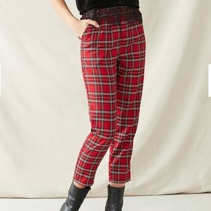 Urban Outfitters Remnants Tartan Trouser Pant